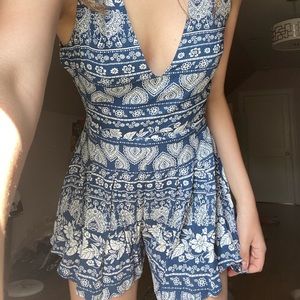 [LF] 🐘 boho elephant print romper